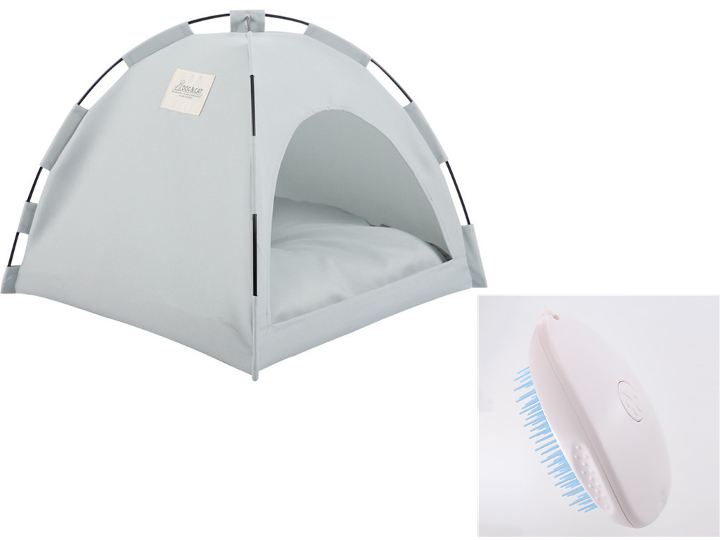 Cat Tent Cooling Mat Dog House Pet Sofa Camping Dog Bed With Cushion For Dog Kennel Indoor Cat Nest Cat Bed Pets Products - Image 7