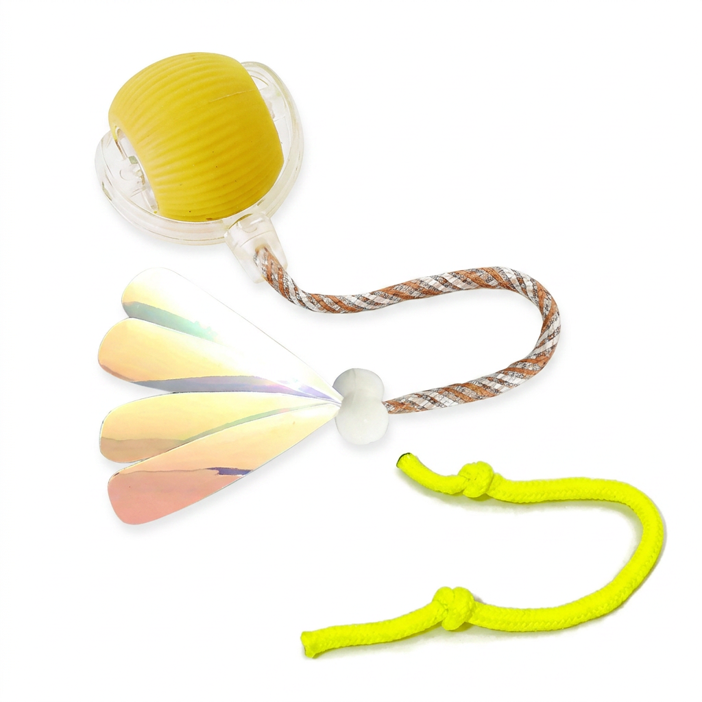 Upgraded Smart Rolling Cat Ball – Durable Interactive Toy with Mesh Tail - Image 10