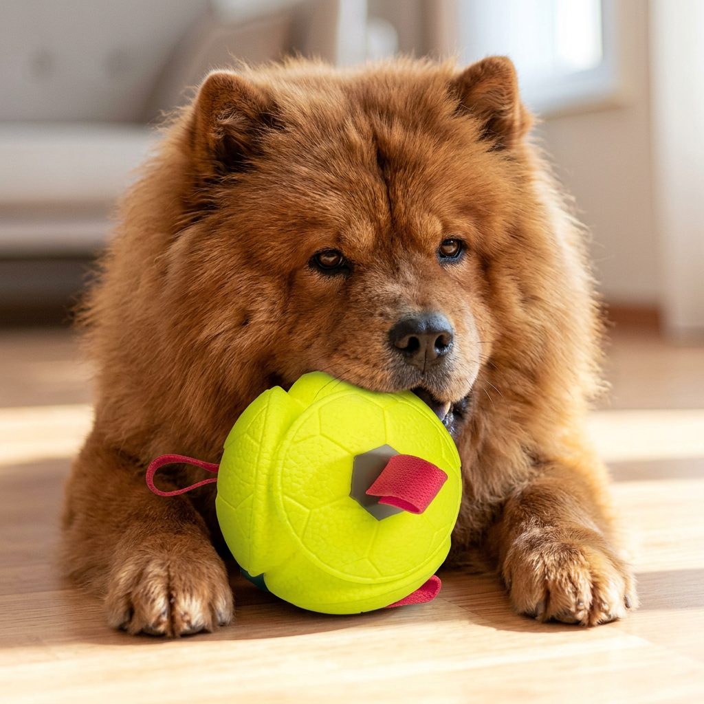 Eco-Friendly Indestructible Dog Ball – Bite-Resistant Interactive Tug & Fetch Toy