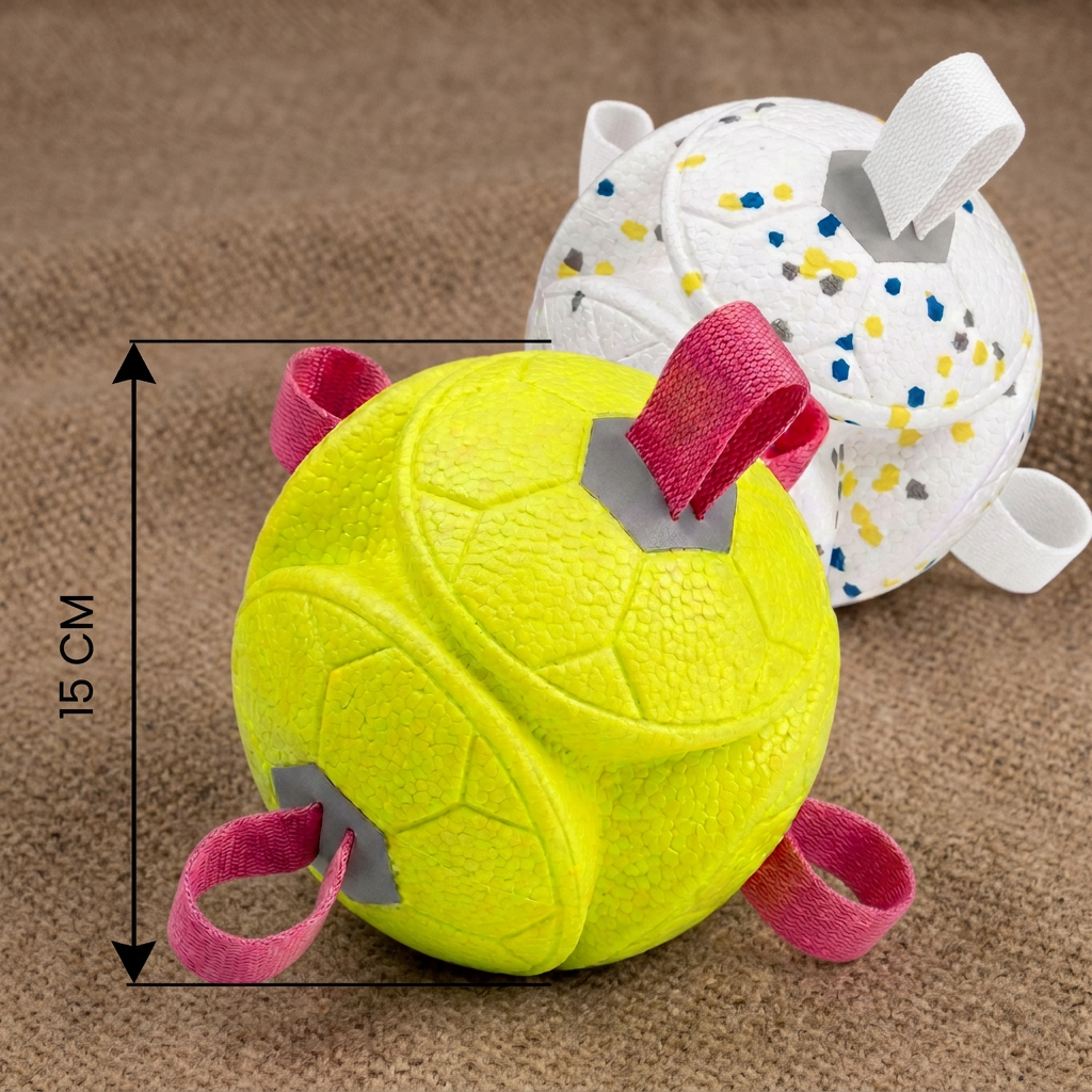 Eco-Friendly Indestructible Dog Ball – Bite-Resistant Interactive Tug & Fetch Toy - Image 5