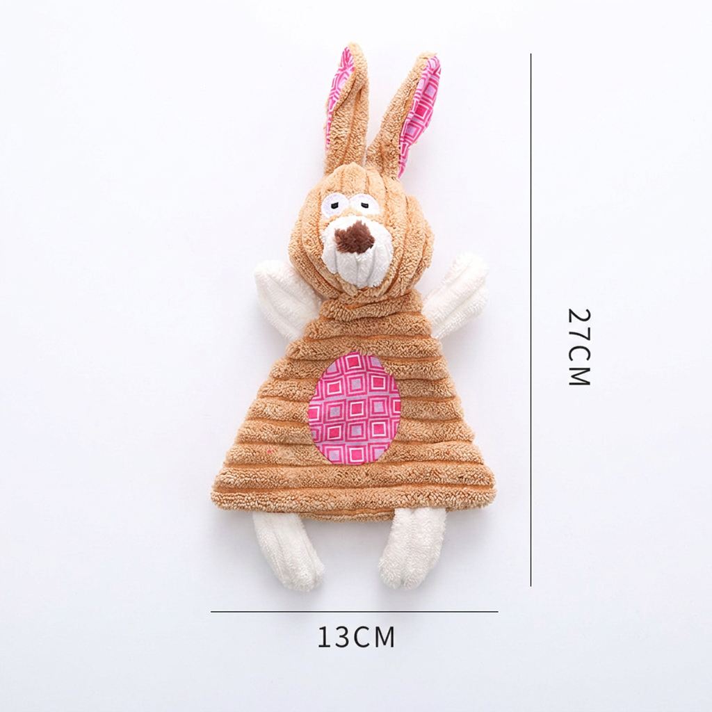 Durable Stuffing-Free Crinkle Squeaky Dog Toy - Image 12