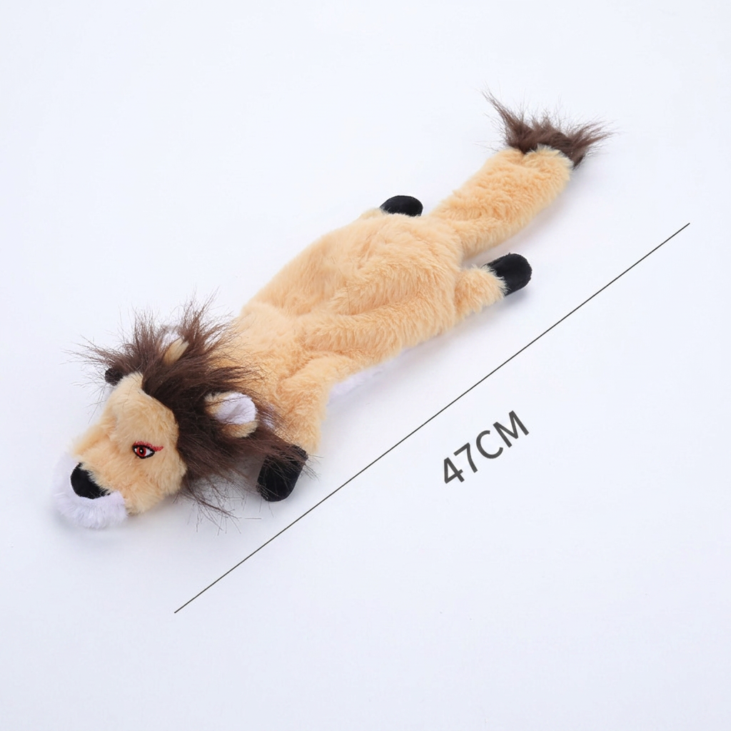 Durable Stuffing-Free Crinkle Squeaky Dog Toy - Image 13